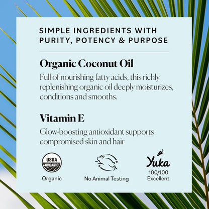 vegan, cruelty-free formulation with minimal botanically-based ingredients