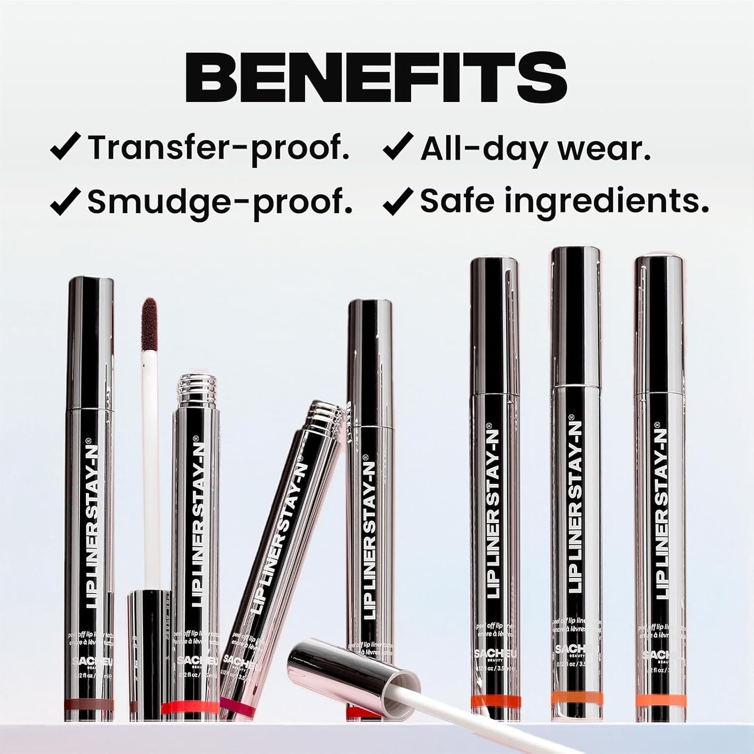 vegan, cruelty-free, fragrance-free, lip-safe formula