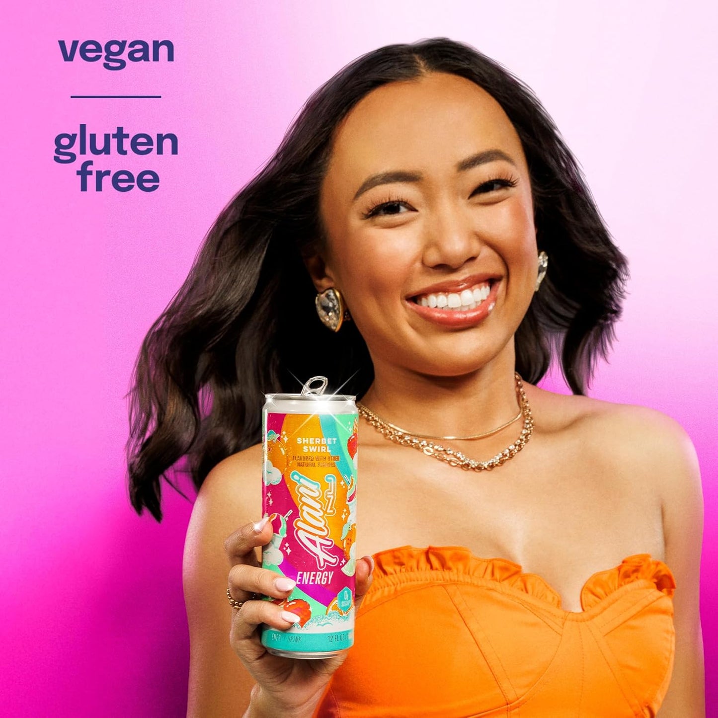 vegan, gluten-free, no artificial colors formulation using vegetable juice for color