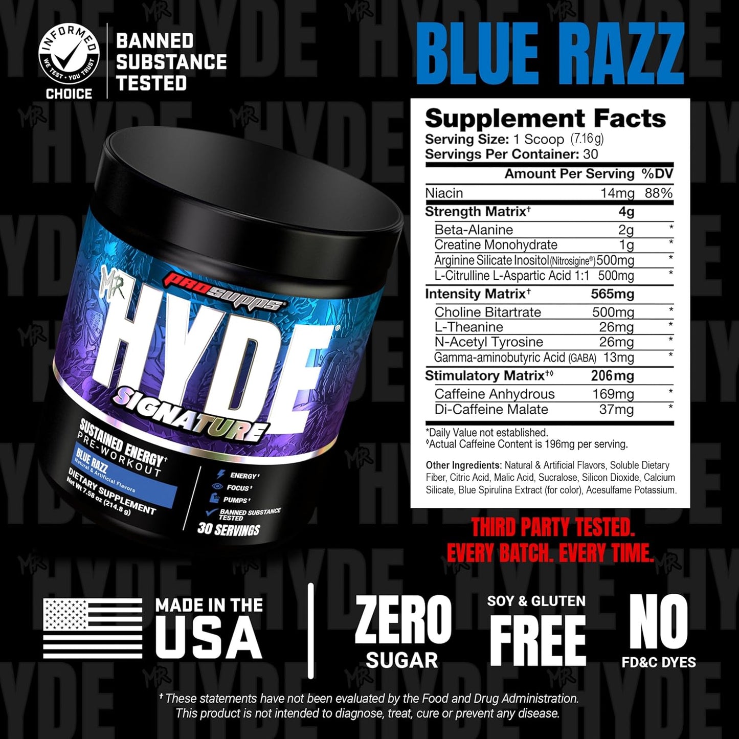 vegan, gluten-free, soy-free formula with no artificial dyes or banned substances