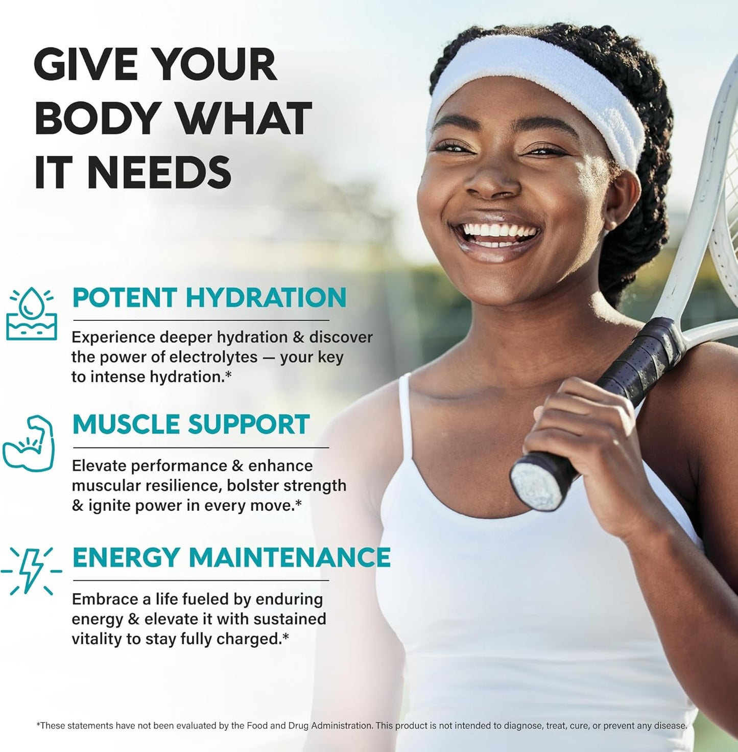 vegan, keto-friendly, sugar-free, non-gmo tablet formulation