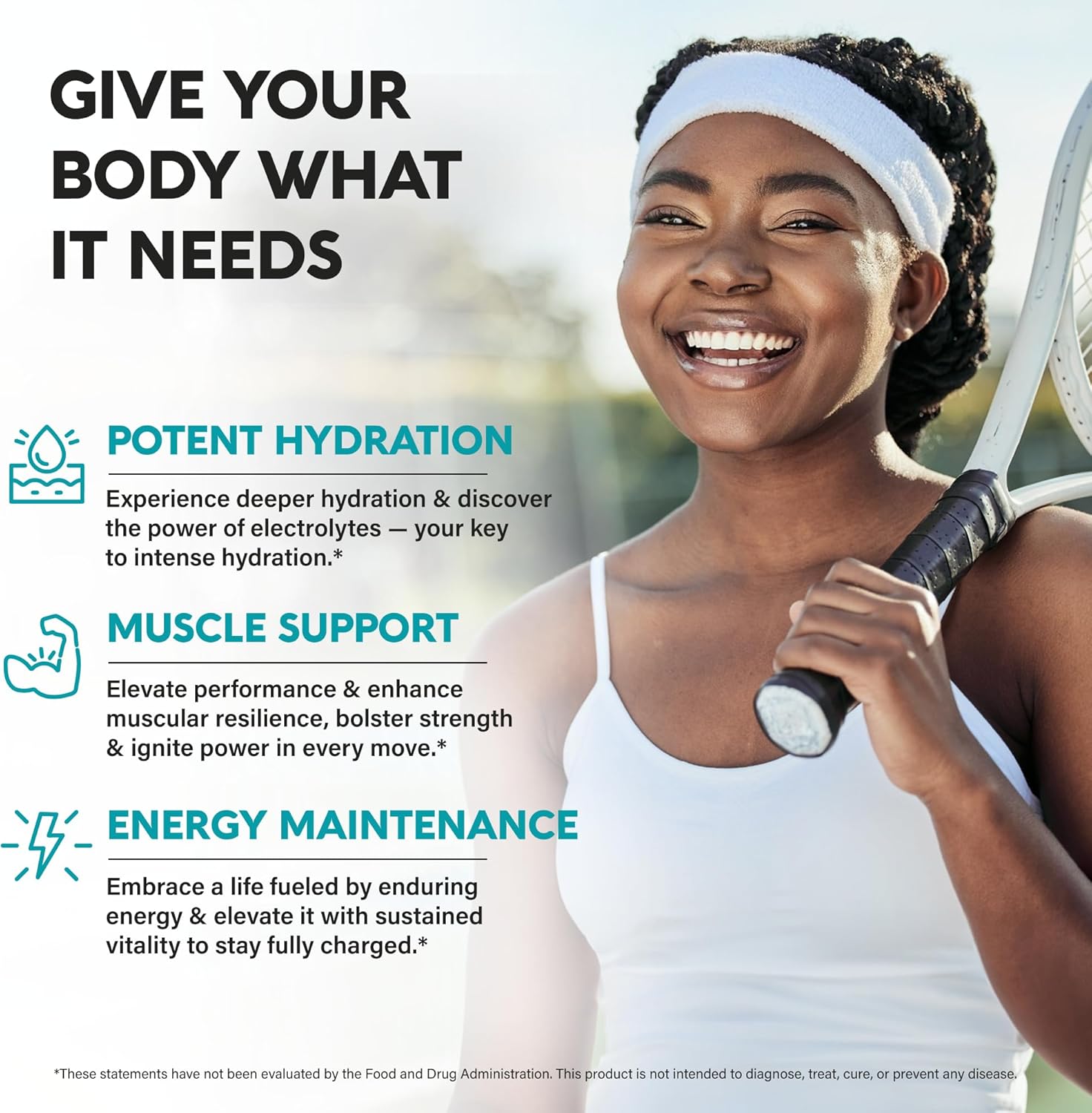 vegan, keto-friendly, sugar-free, non-gmo tablet formulation