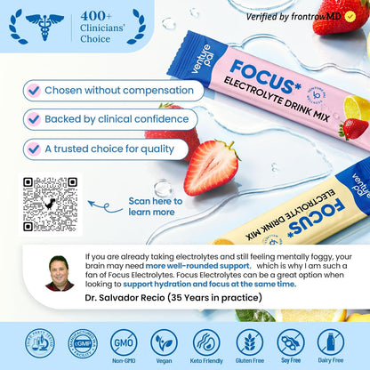 Venture Pal 2-in-1 Electrolyte Mix – Sustained Focus Drink Sticks for Library Days and Long Screen Blocks