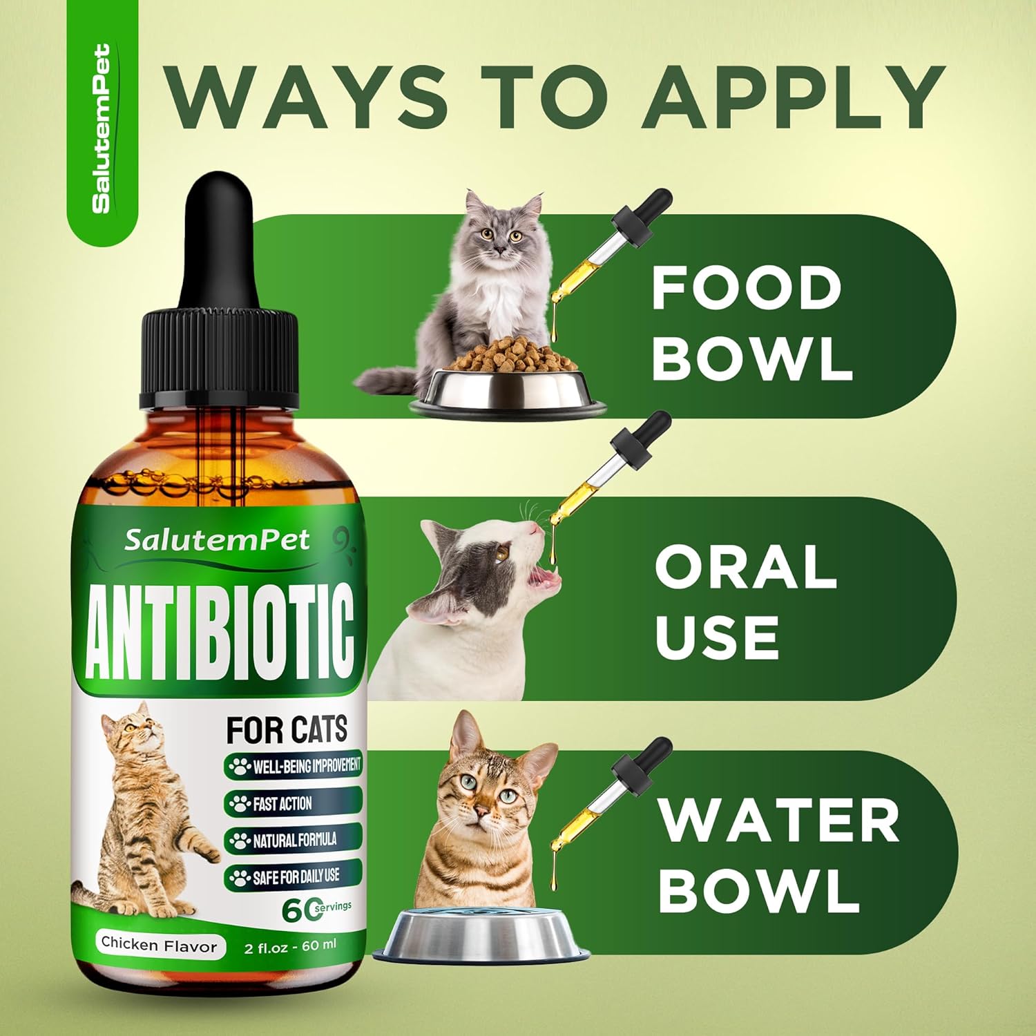 versatile administration: can be added to food, treats, or given directly into the mouth