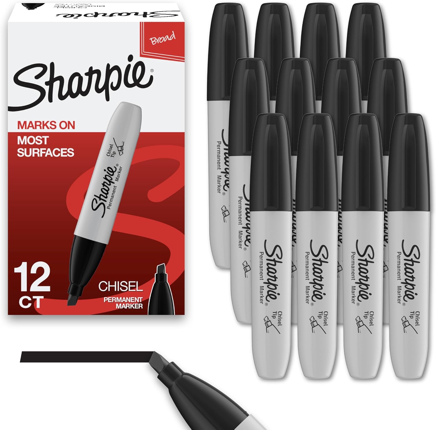 versatile chisel tip that produces both broad strokes and fine lines