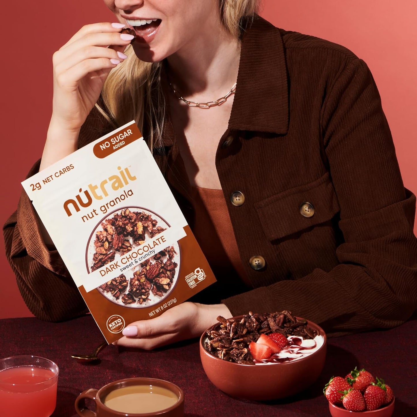 versatile flaked form that holds up as cereal, topping, or baking mix-in