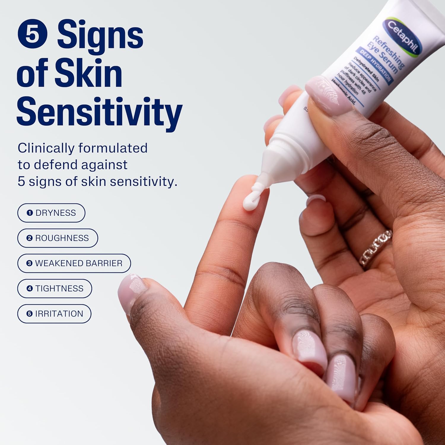 vitamin b5 and antioxidant vitamin e to soothe and protect