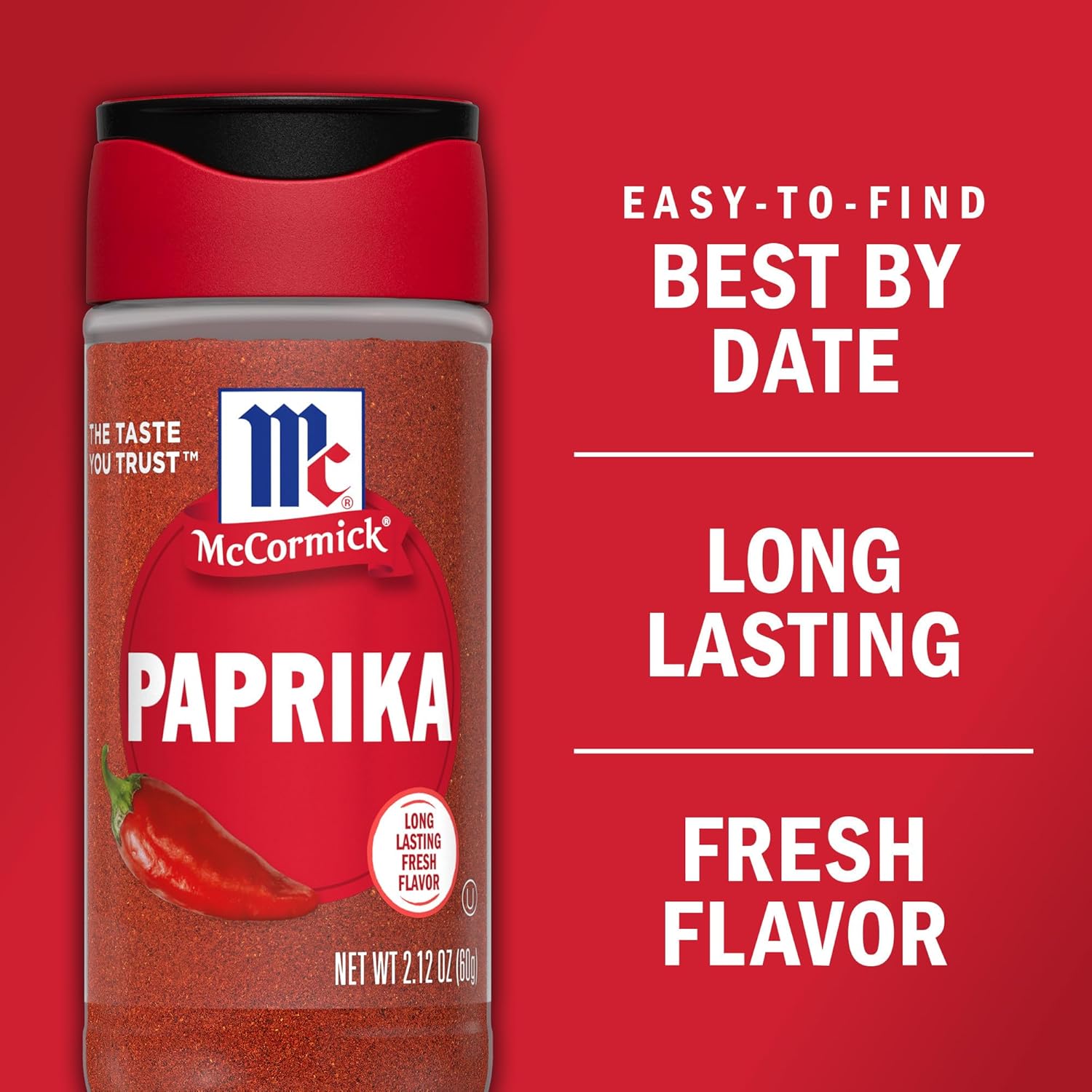 vivid red pigmentation suitable for finishing and garnishing