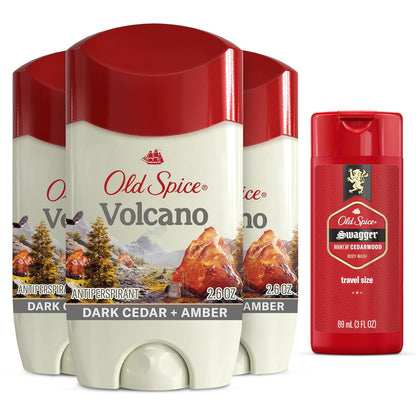 volcano scent blend featuring citrus, amber, and patchouli top, mid, and base notes