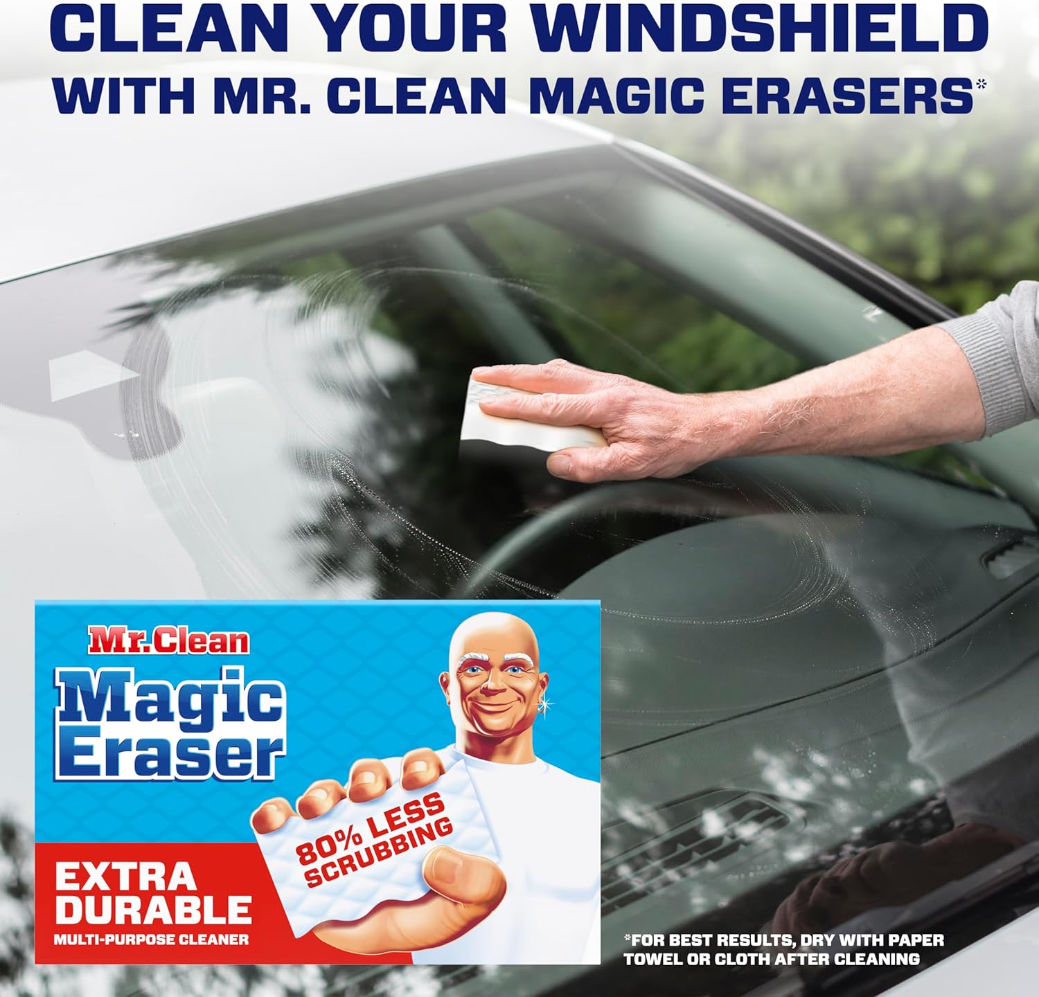 water-activated cleaning — no chemical cleaner required
