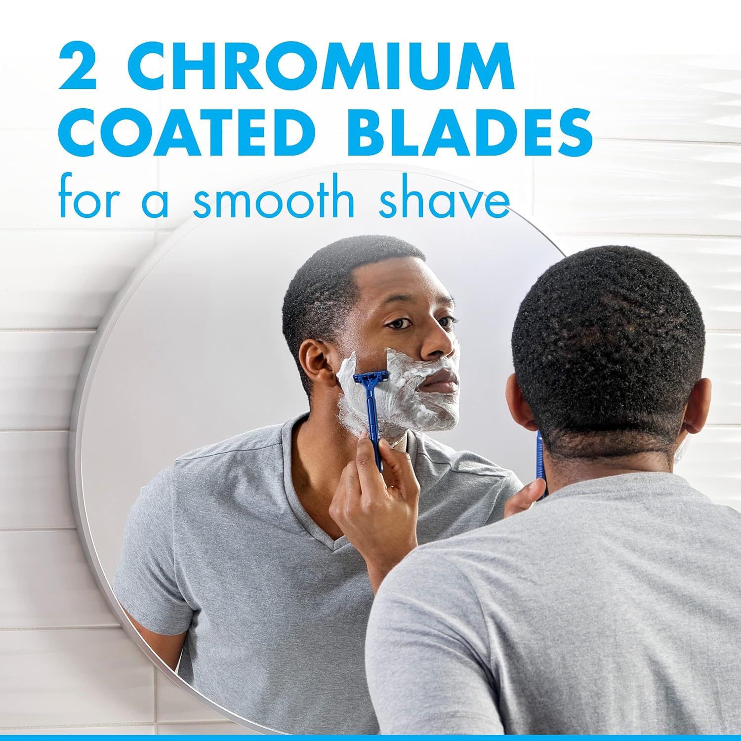 water-activated lubrastrip for smooth glide and reduced irritation