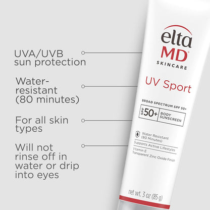 water and sweat resistance rated for up to 80 minutes