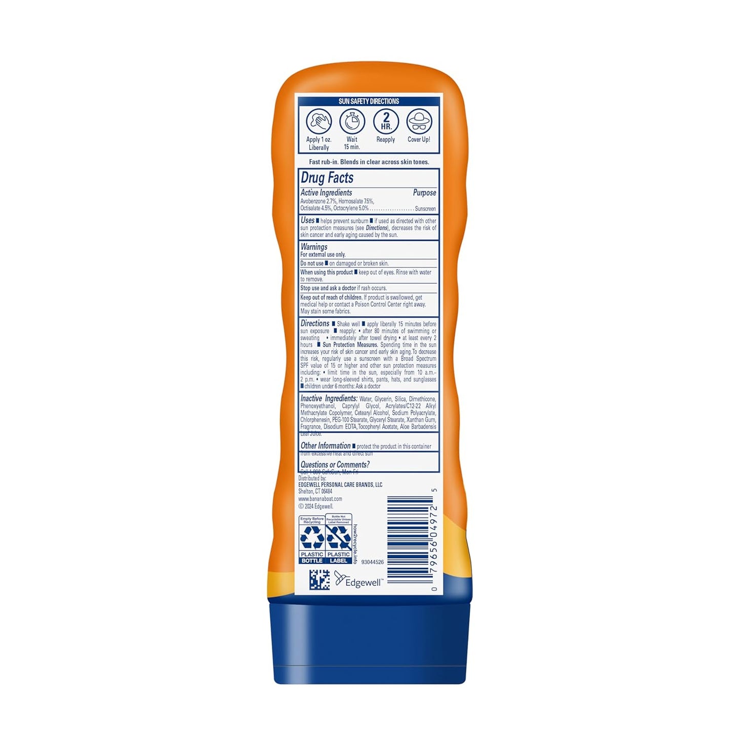 water and sweat resistant construction