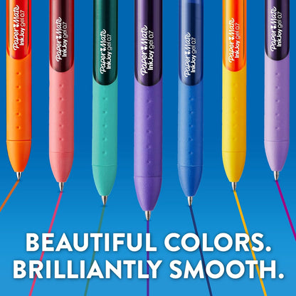 water-based gel ink for smooth, consistent flow on various surfaces