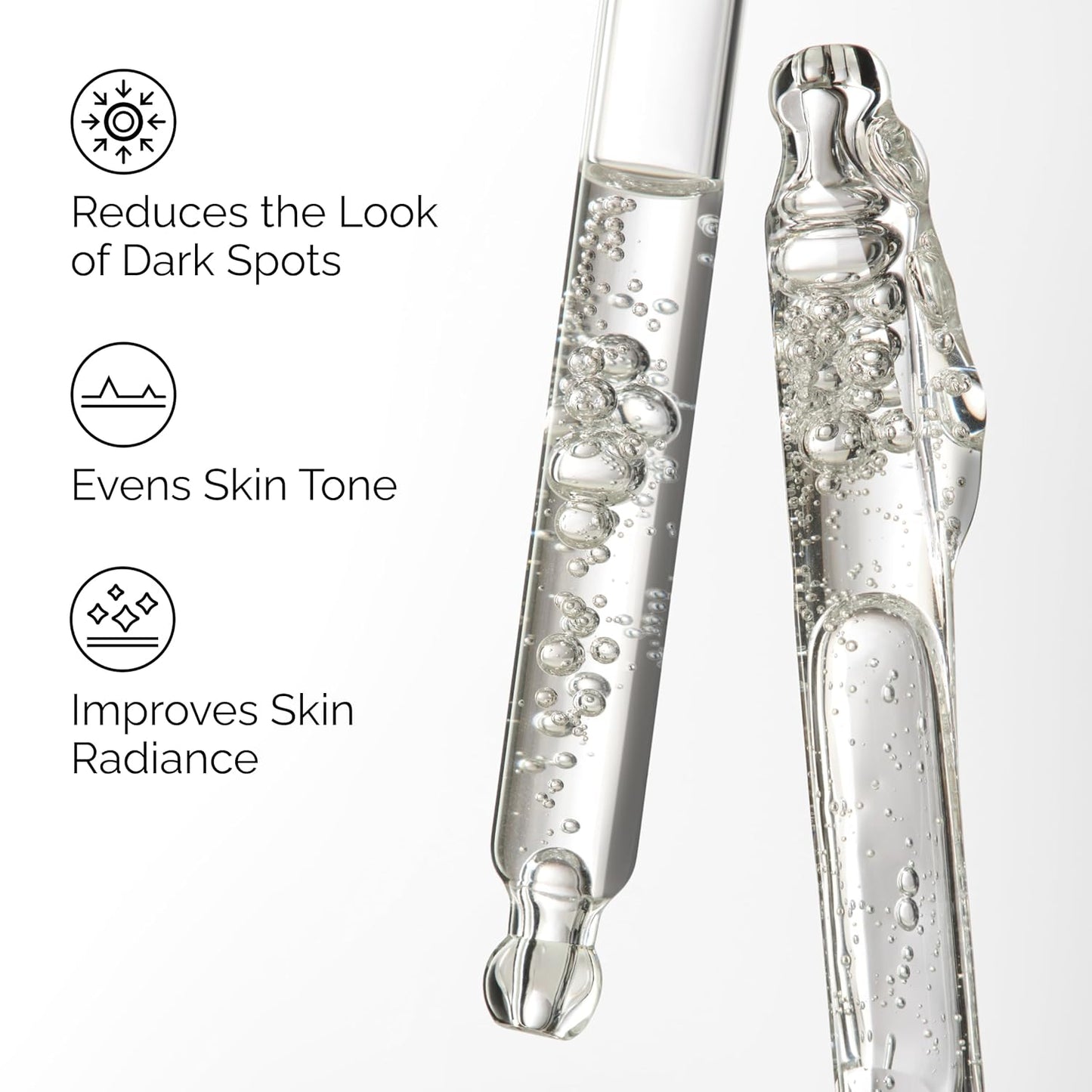 water-based, non-irritating serum texture