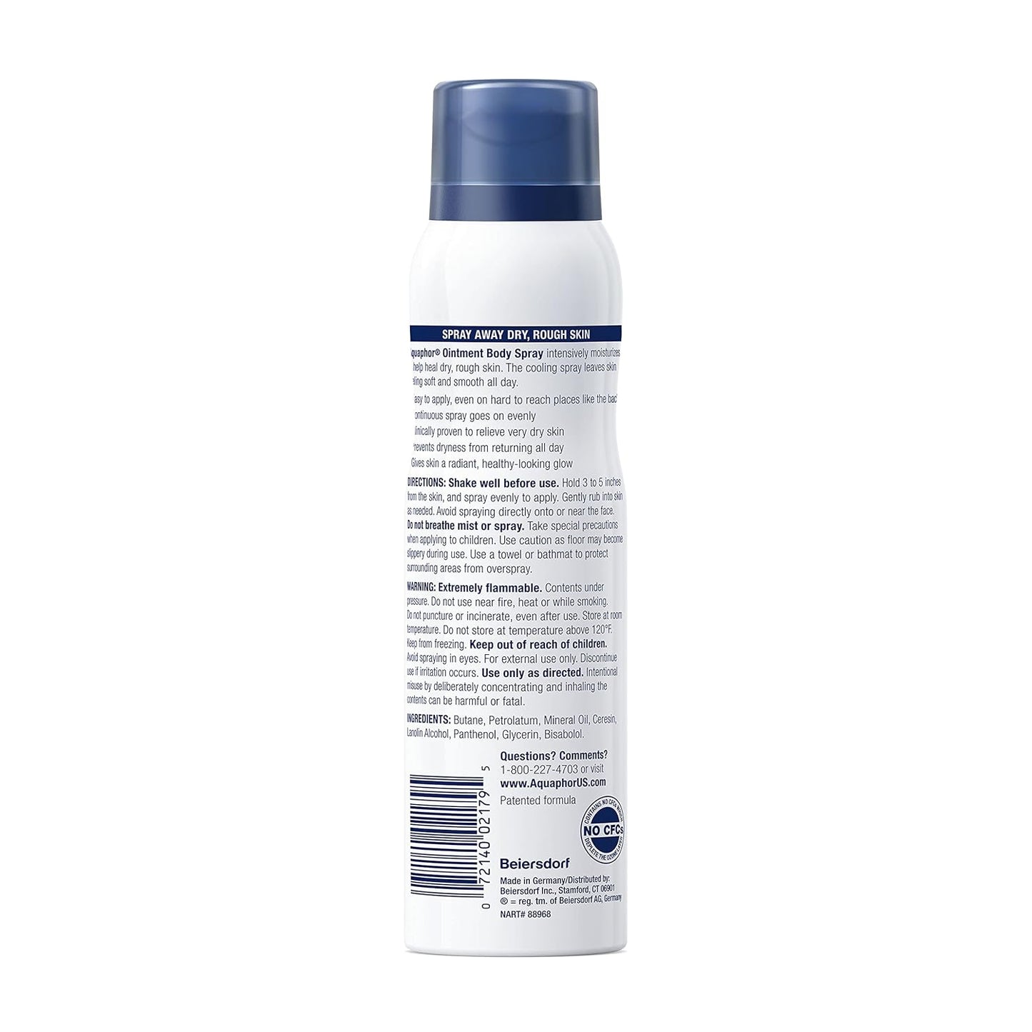 water-free aquaphor healing ointment base with petrolatum skin protectant
