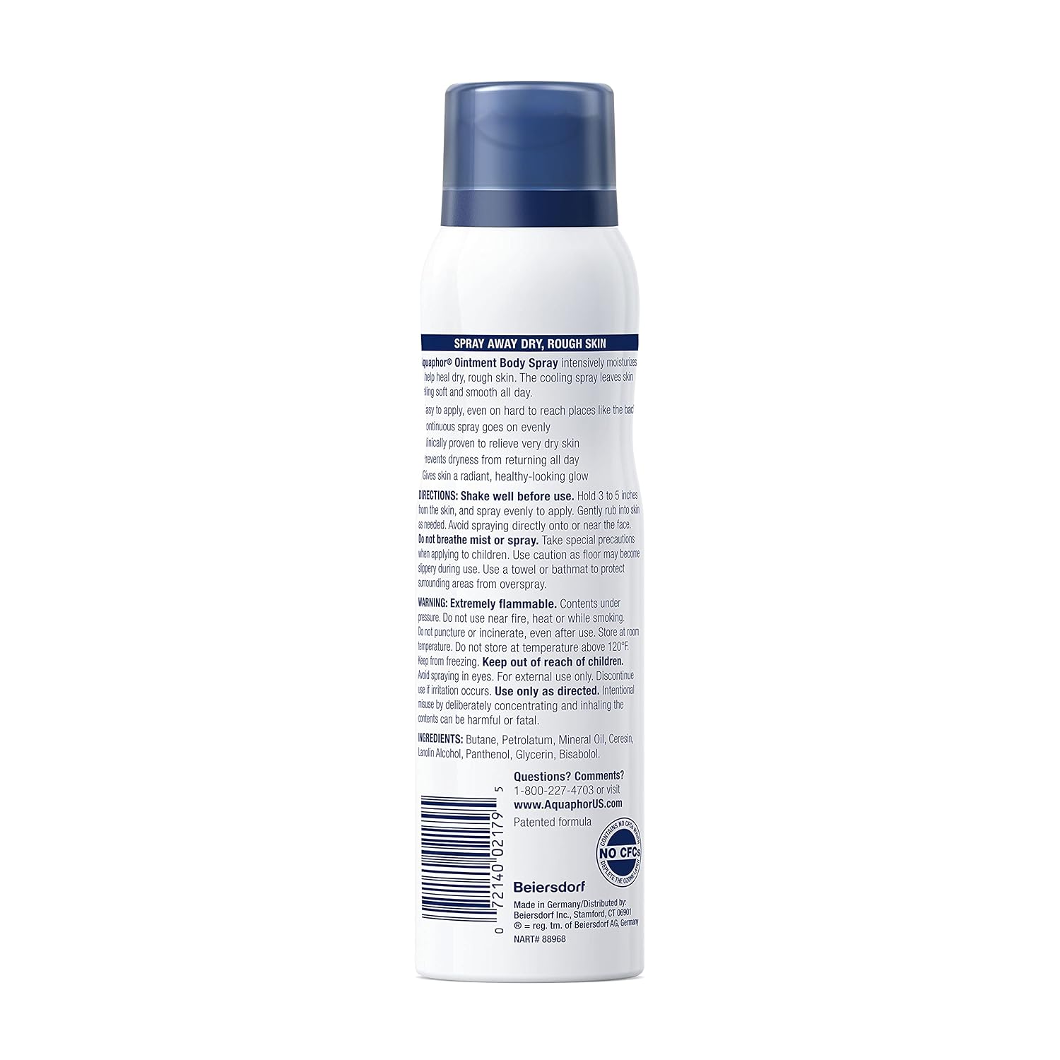 water-free aquaphor healing ointment base with petrolatum skin protectant