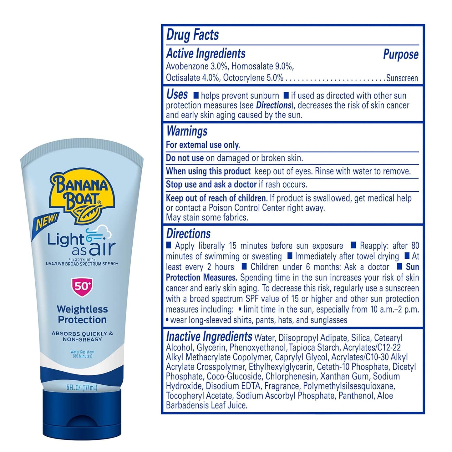 water-resistant formula lasting up to 80 minutes
