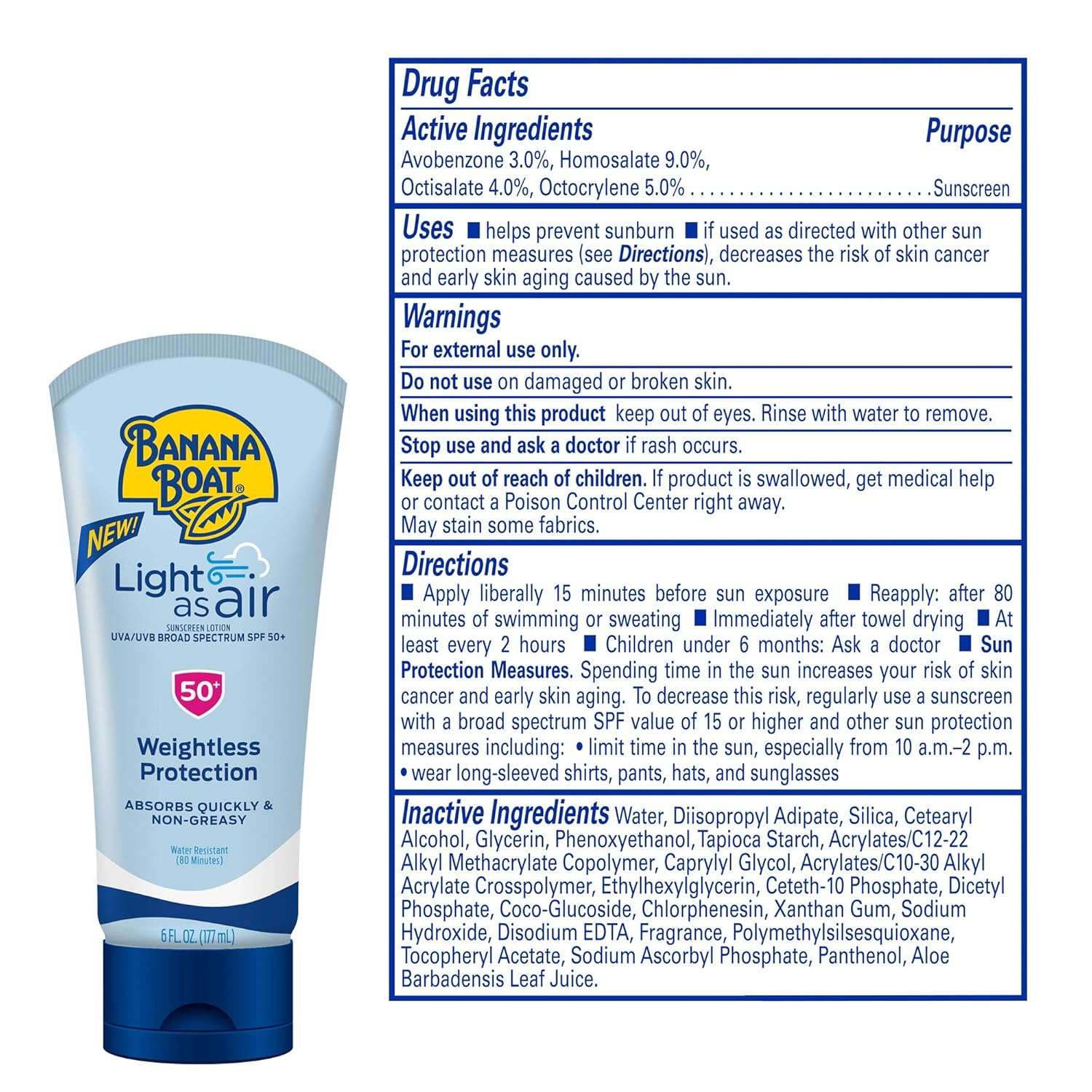 water-resistant formula lasting up to 80 minutes