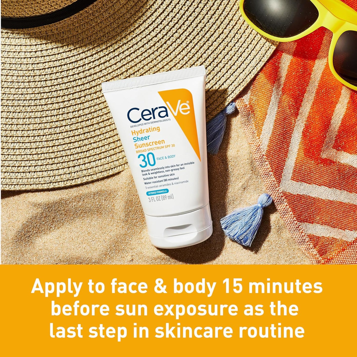 water-resistant formula tested up to 80 minutes