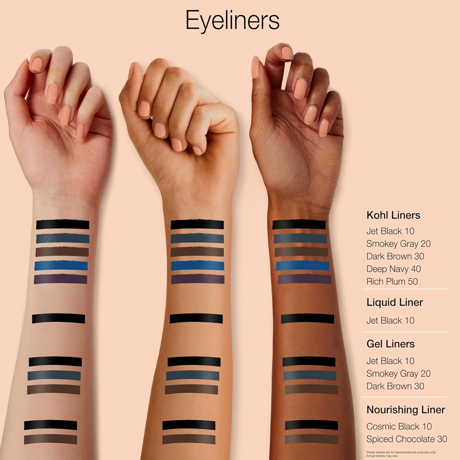 water-resistant long-wear finish that resists smudging and flaking