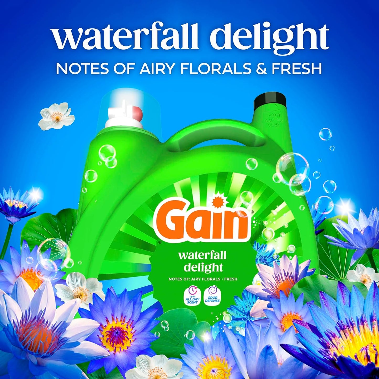 waterfall delight scent blend of airy florals and crisp water notes