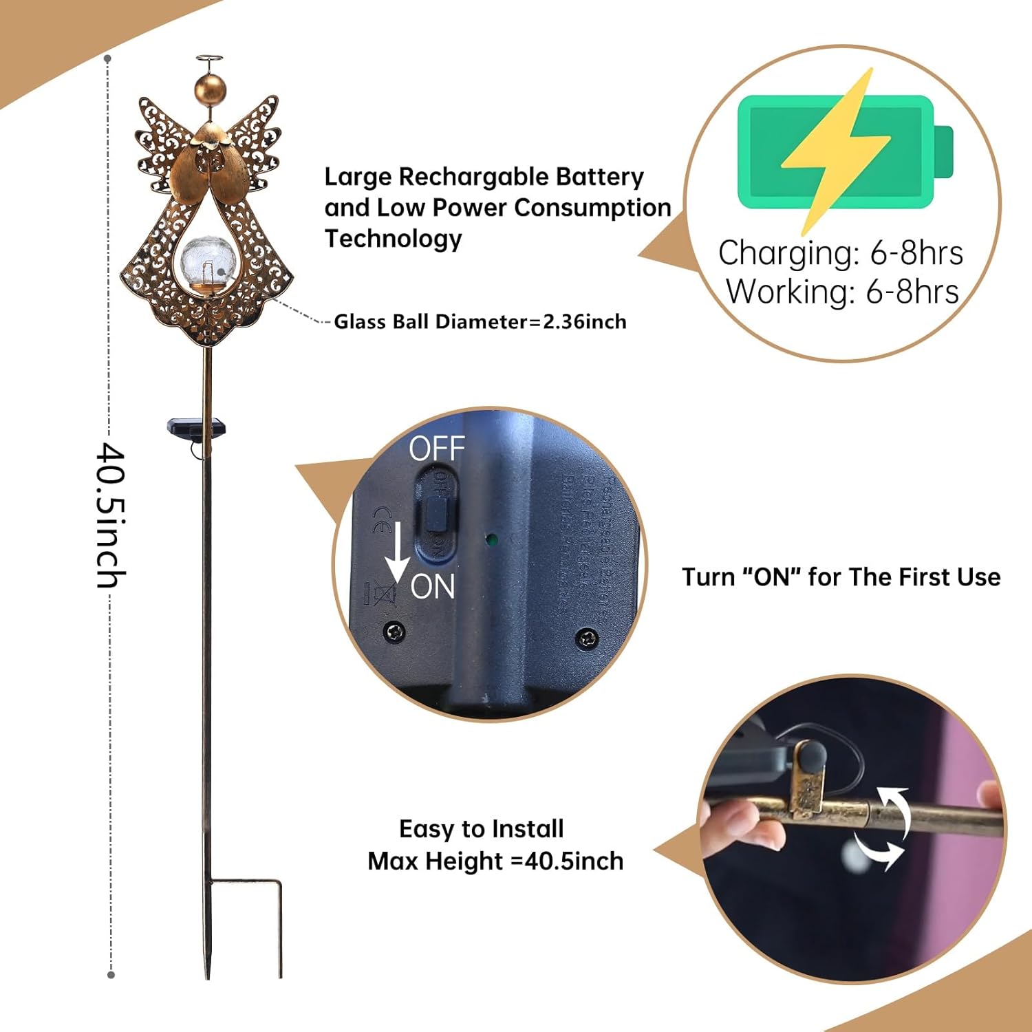 waterproof sealed housing rated for outdoor garden, patio, and lawn use