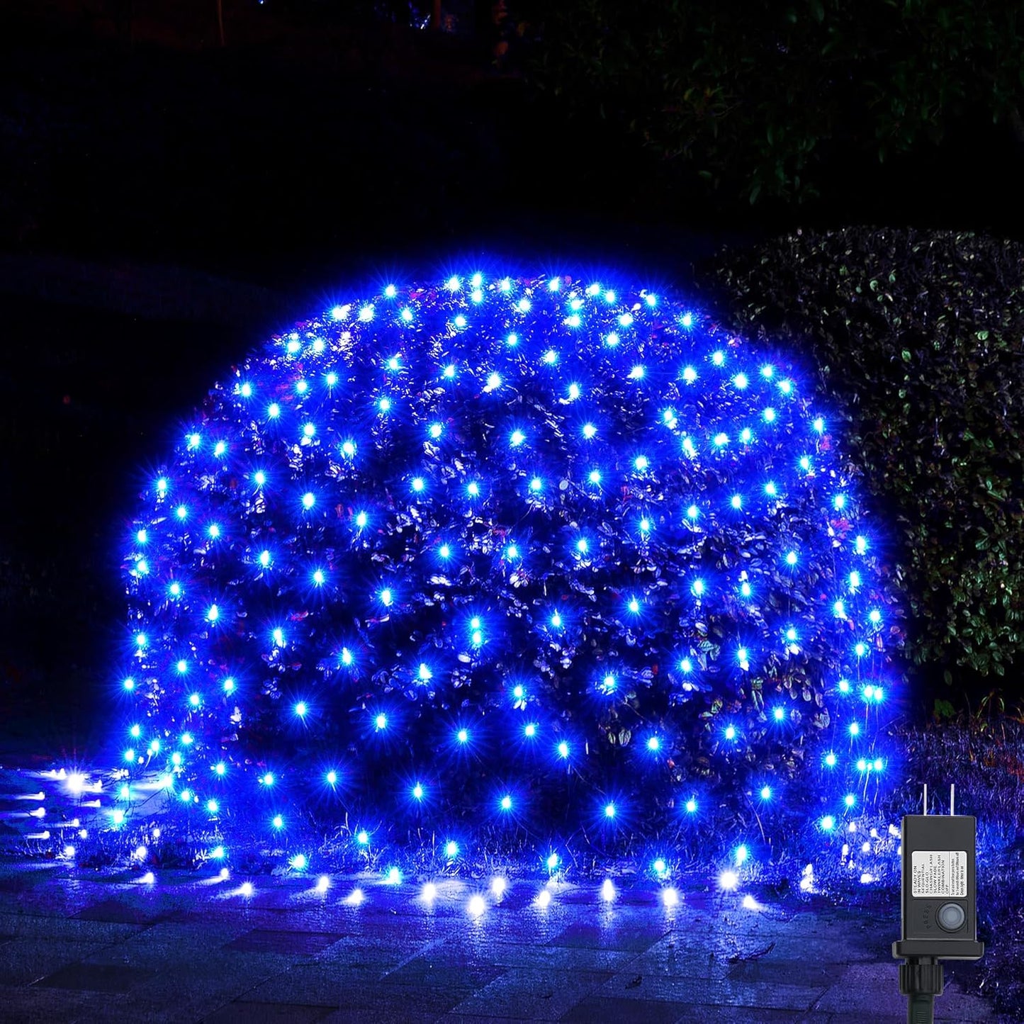 WBao Christmas Net Lights – 360LED Net Lights for Bedroom Window and Holiday Aesthetic Styling
