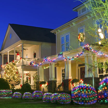 WBao Solar Holiday Net Lights – Practical Housewarming Gift for New Homeowners and First-Time Decorators