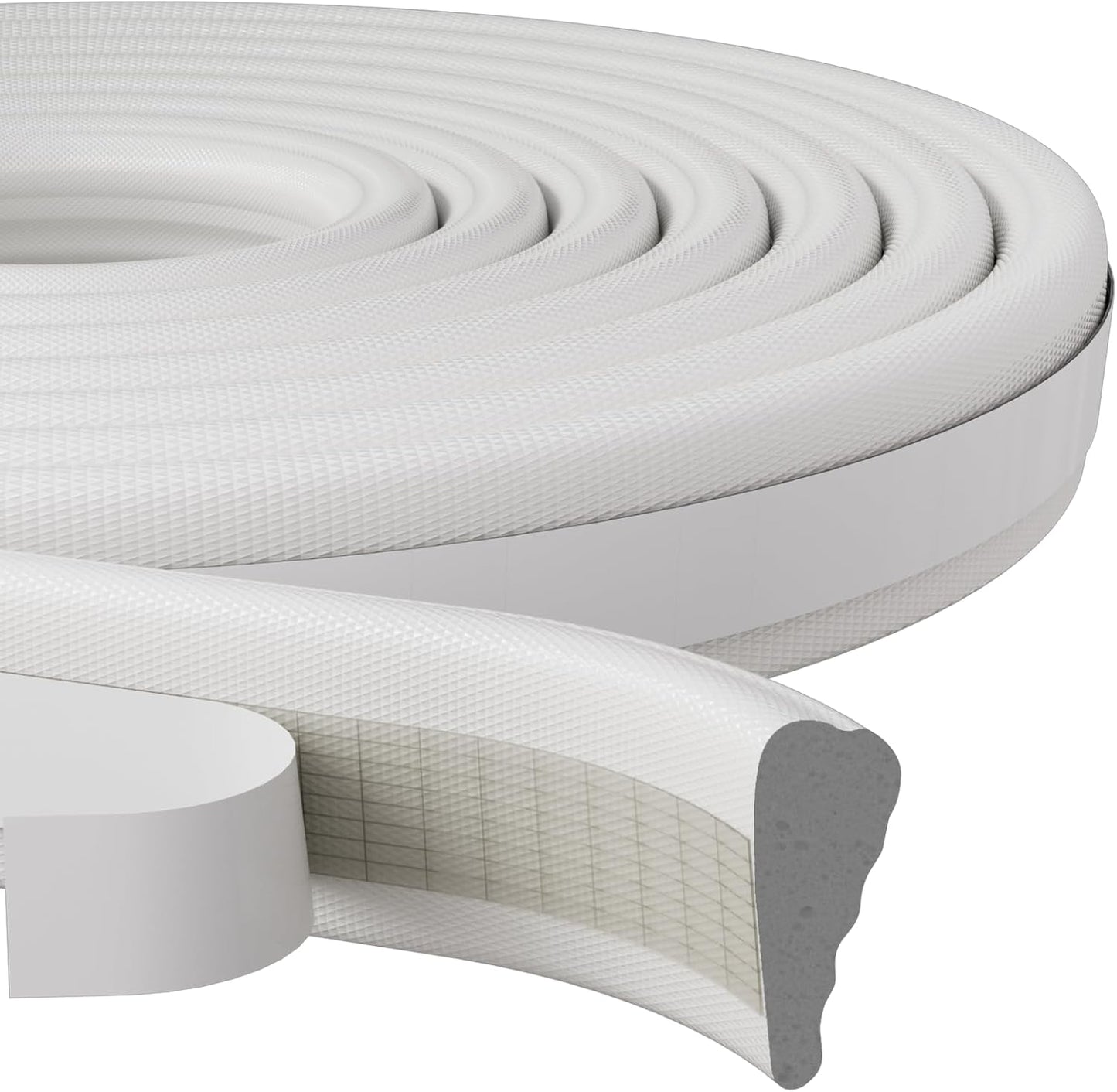 wedge-shaped pe/pu foam profile that flexes to seal 0.11"–0.33" gaps