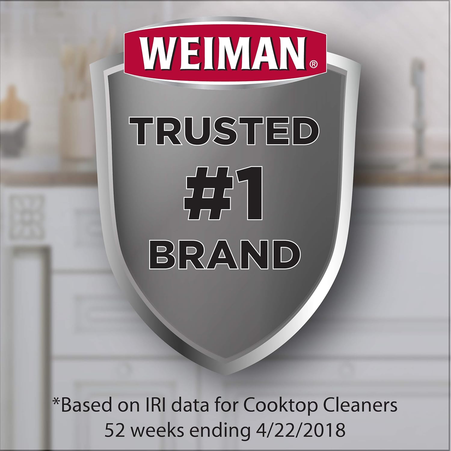 Weiman Glass Cooktop Cleaner Kit – Child-Safe Kitchen Degreaser for Smooth-Top Stoves, Non-Toxic Cream
