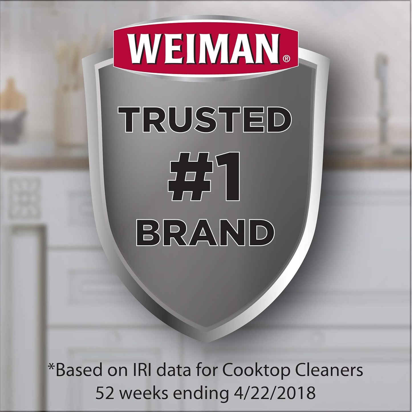 Weiman Glass Cooktop Cleaner Kit – Minimalist Kitchen Essential for Sleek Induction Stoves, Streak-Free Polish