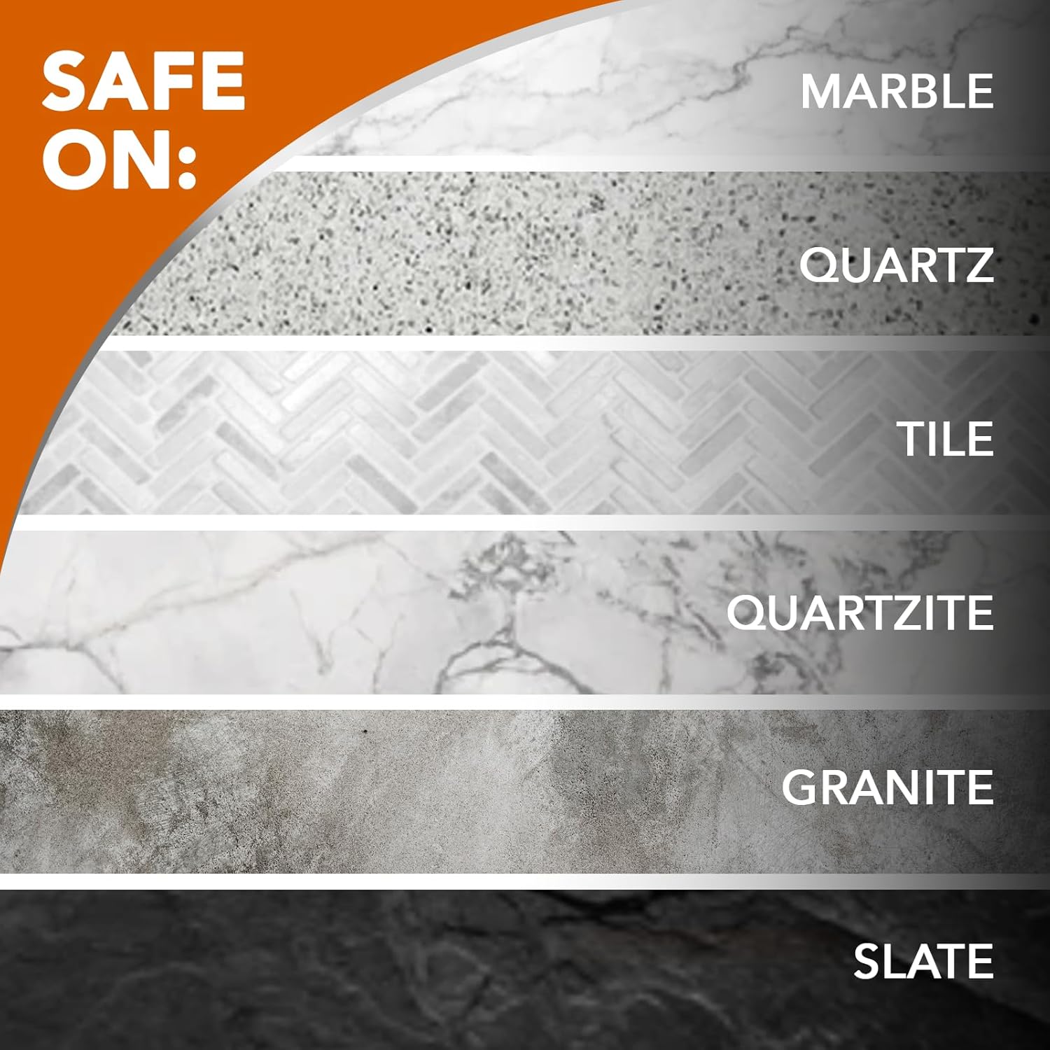 Weiman Granite and Stone Cleaner 3-in-1 – Streak-Free Countertop Polish That Elevates Kitchen and Bathroom Decor Style