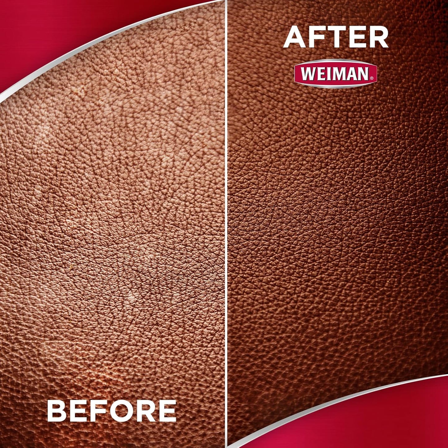Weiman Leather Care Wipes - Travel-Friendly 3-in-1 Cleaner, Conditioner, and UV Protector for Truck Interiors, Camping Chairs, and Patio Cushions