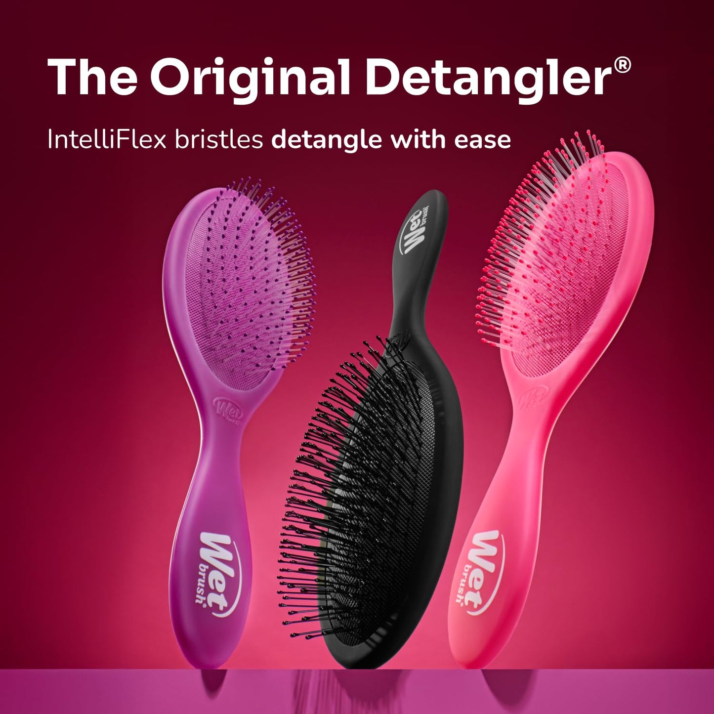 Wet Brush Disney Original Hair Detangler, Ariel (Elegant Princess) – Kids' Bathroom & Morning Routine Hairbrush, Painless Detangling for Girls