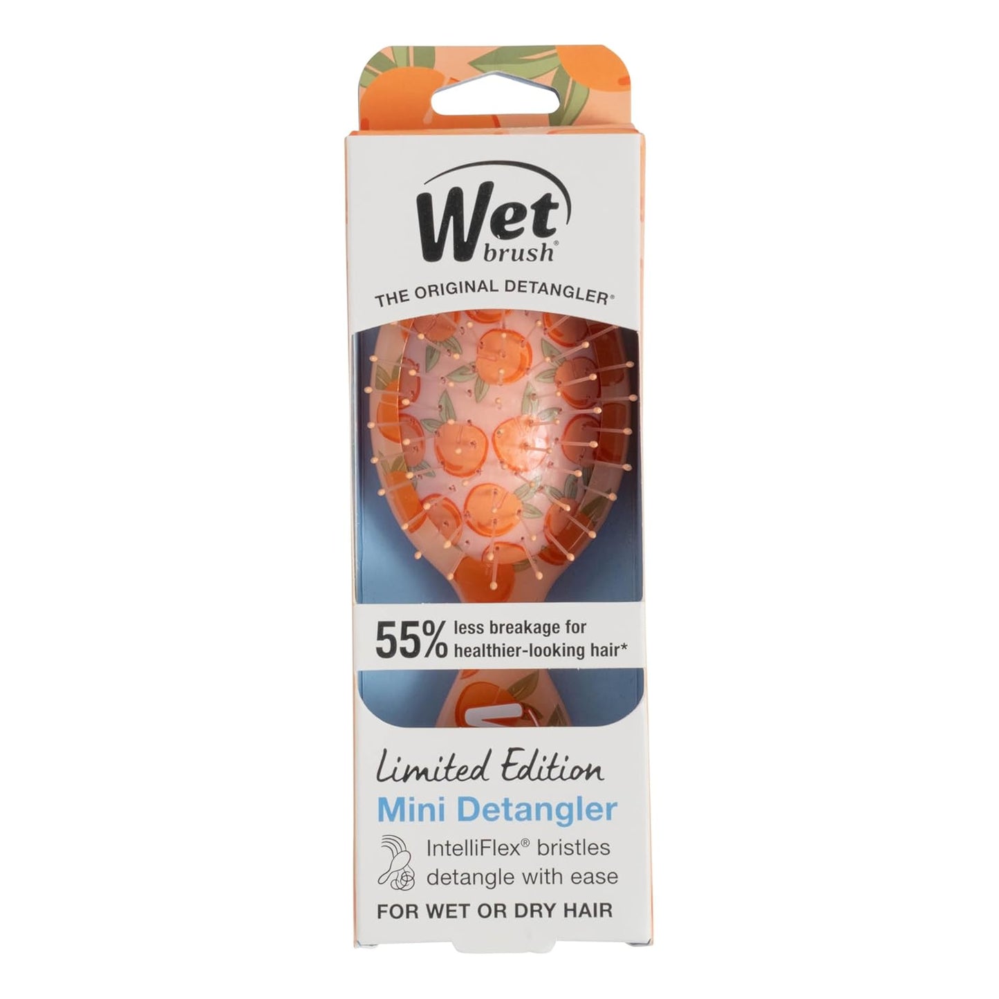 Wet Brush Mini Detangler – Post-Shower Self-Care Hairbrush, Gentle Detangler for Curly and Textured Hair