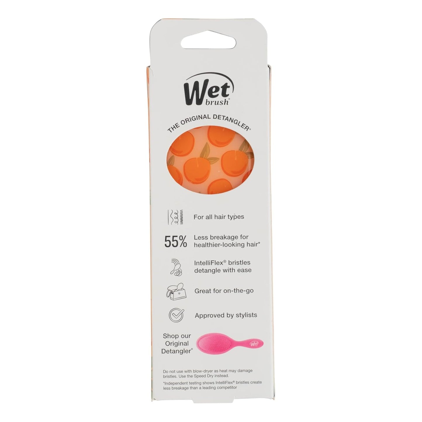 Wet Brush Mini Detangler – Post-Shower Self-Care Hairbrush, Gentle Detangler for Curly and Textured Hair