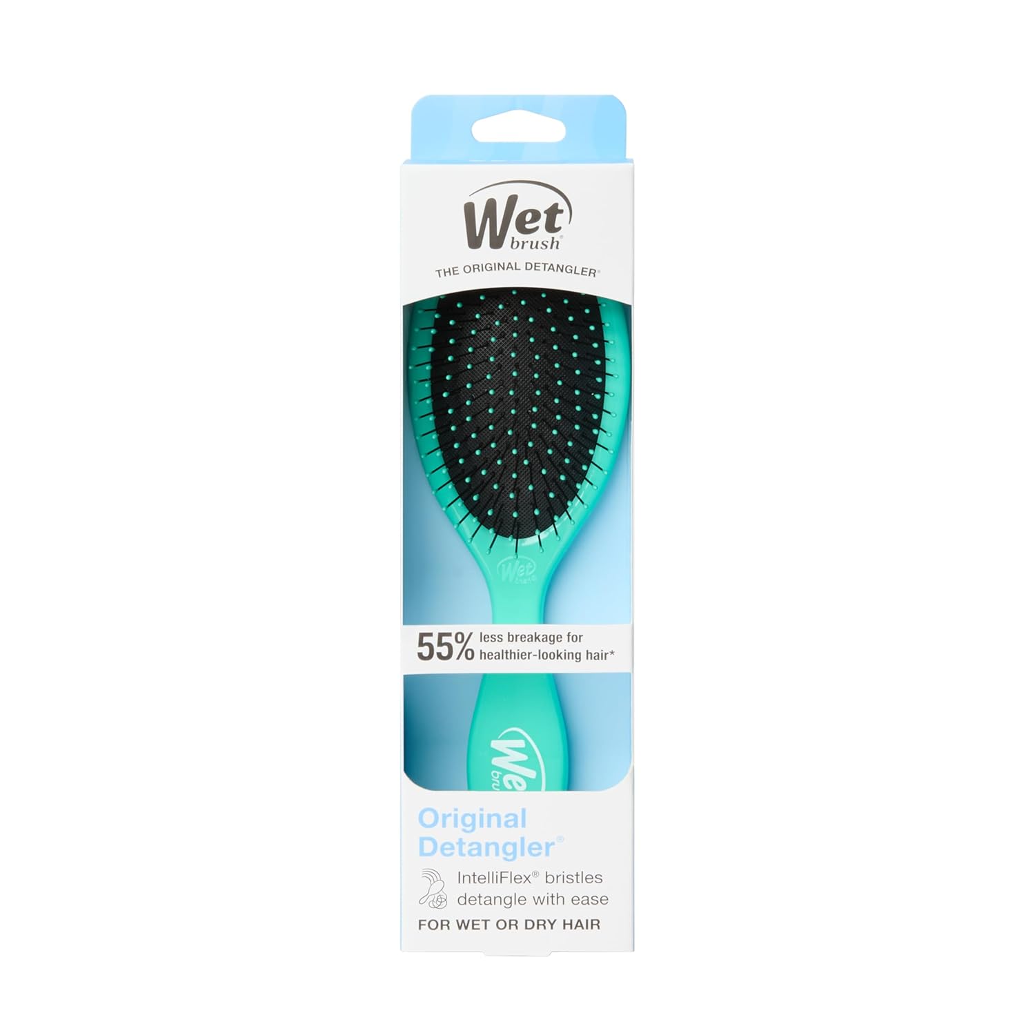 Wet Brush Original Detangler Hair Brush – Mindful Self-Care Tool for Daily Hair Wellness Rituals, Ultra-Soft IntelliFlex Bristles