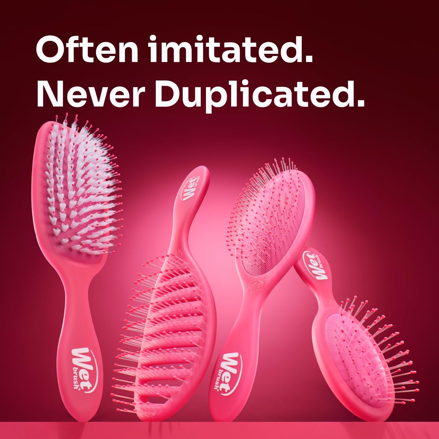 Wet Brush Pop Go Detangler – Foldable Travel Hair Brush for Carry-Ons, IntelliFlex Bristles and Built-In Mirror