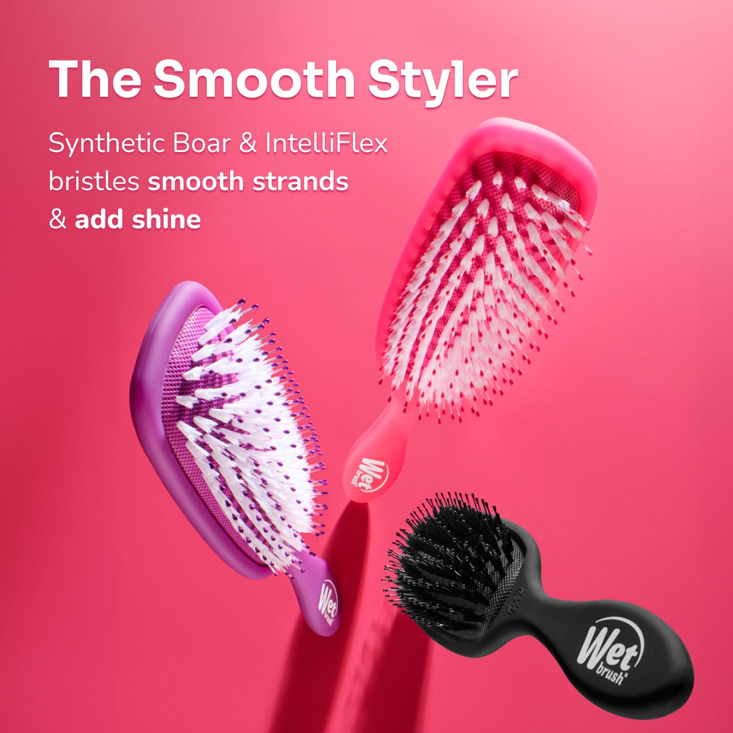 Wet Brush Smooth Styler Hair Brush for Women, Daily Self-Care Ritual for Post-Shower Detangling and Mindful Grooming
