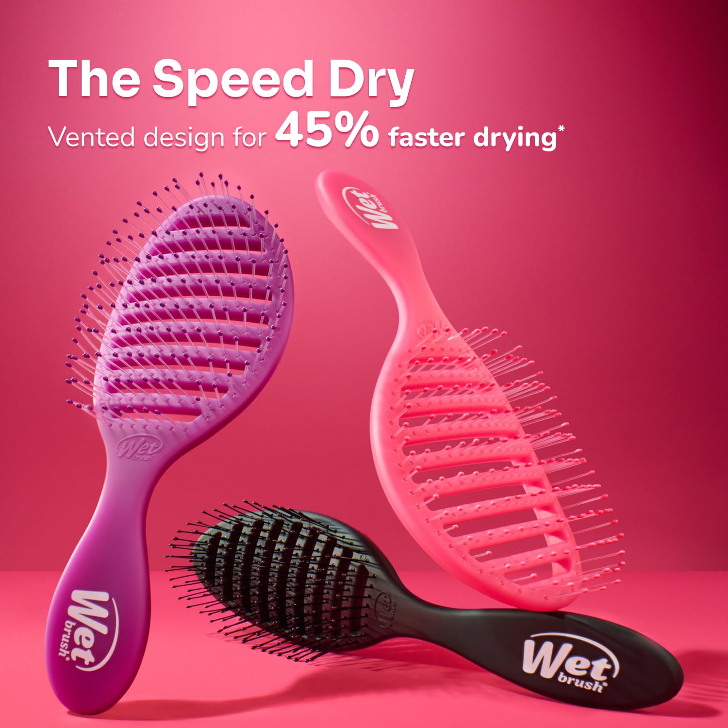 Wet Brush Speed Dry Hair Brush - Thoughtful Birthday Gift for Her, Pain-Free Detangling for Curly and Thick Hair