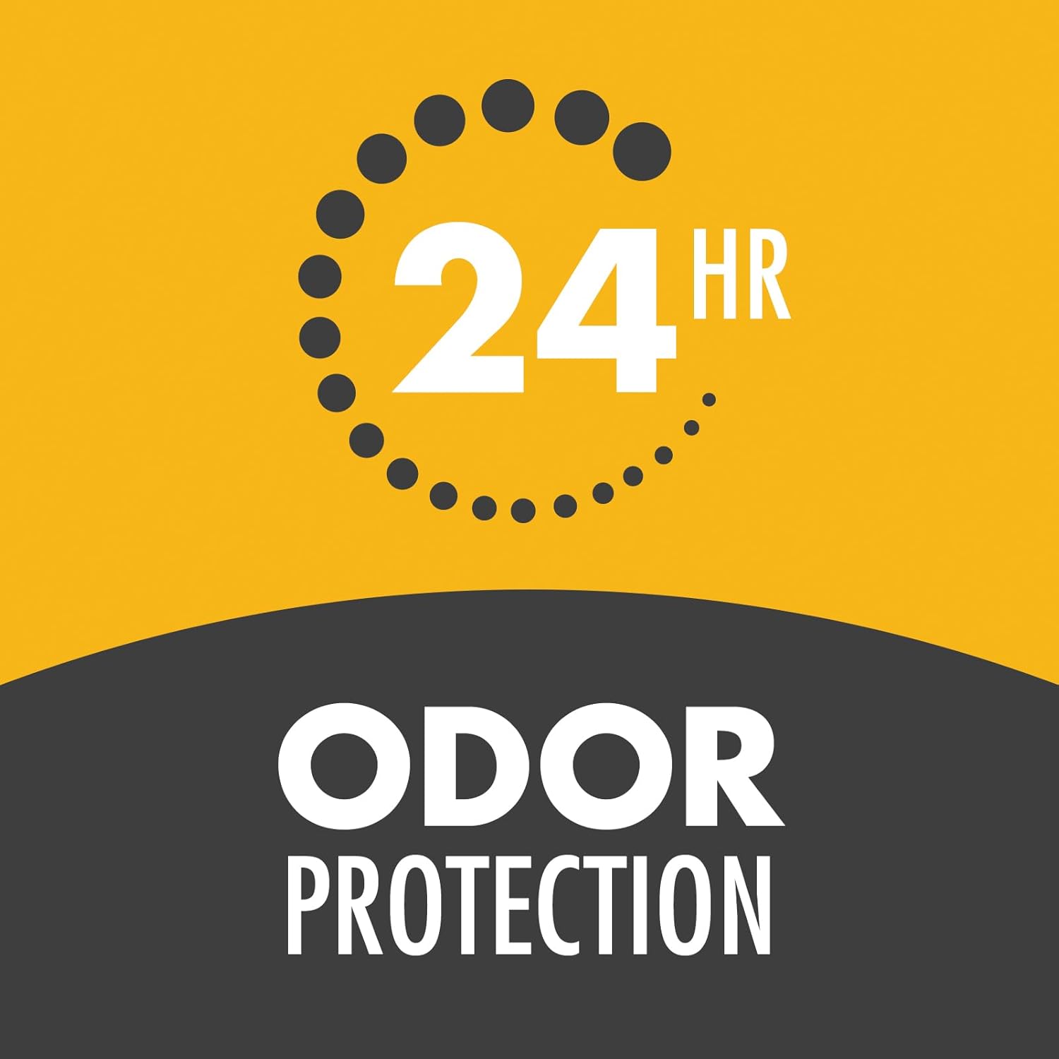wide-bar stick design for extra underarm coverage