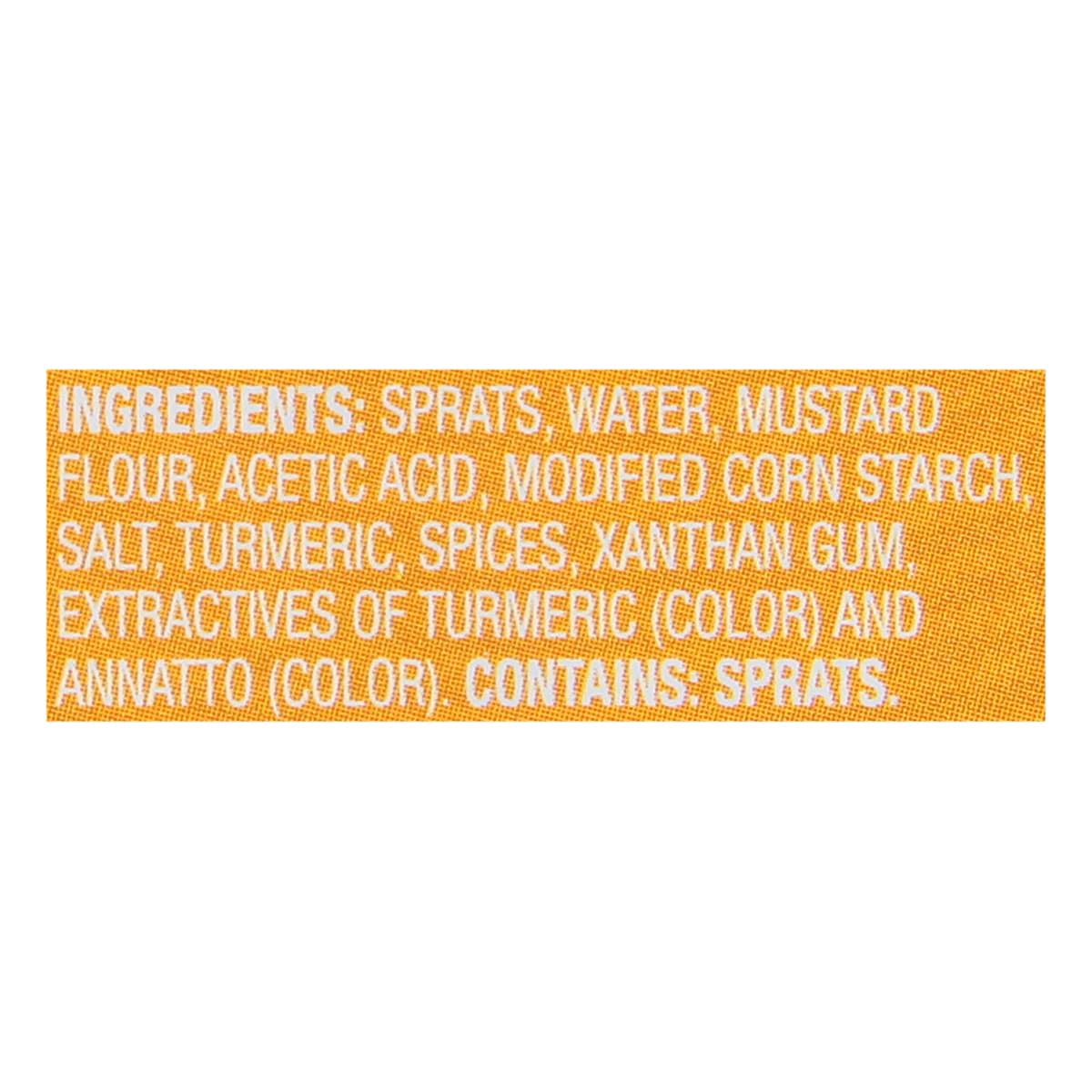 wild-caught sprats listed as the first ingredient