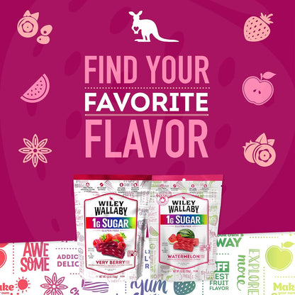 Wiley Wallaby Very Berry Licorice – Keto Desk Snack for Mindful Workday Indulgence