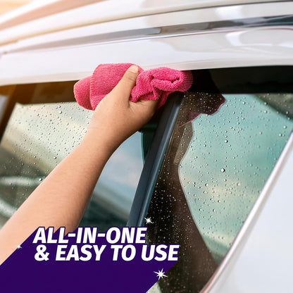 Windex Automotive Glass Cleaner – Portable 23 oz Streak-Free Car Glass Cleaner for Road Trips and Tailgate Setups