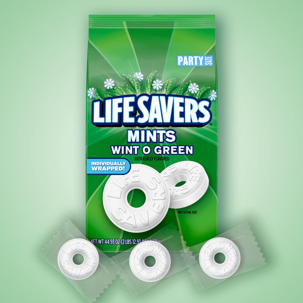wintergreen flavor profile with long-dissolve hard-candy consistency