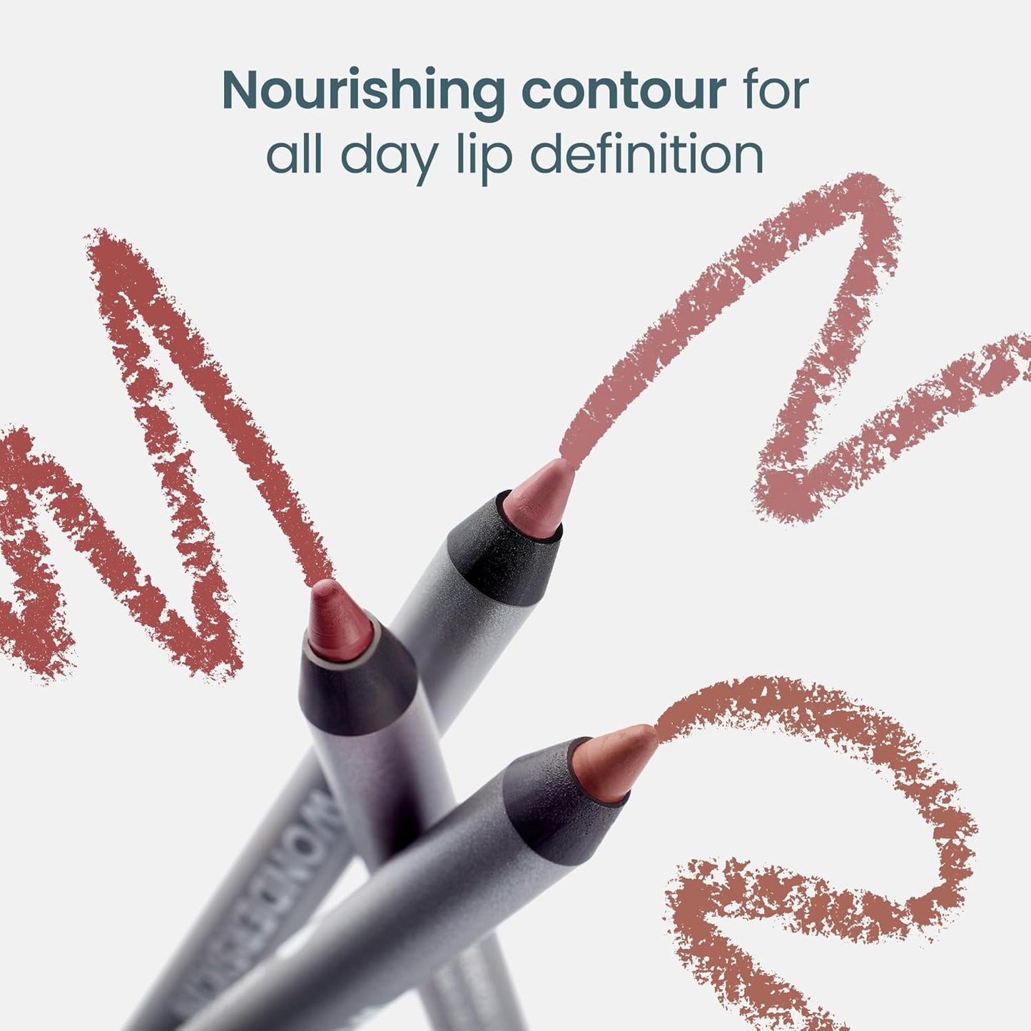 Wonderskin 360 Contour Lipliner – Premium Lip Couture, Sharpenable Waterproof Pencil with TruGlide Creamy Finish