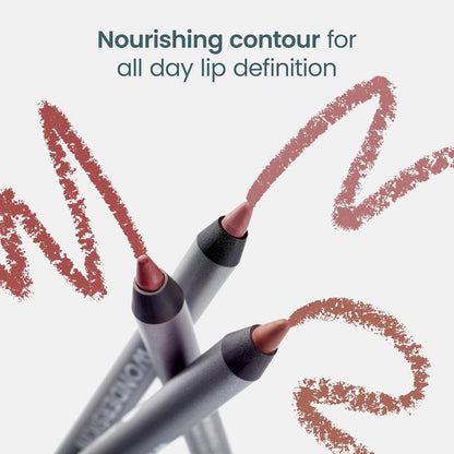 Wonderskin 360 Contour Lipliner – Premium Lip Couture, Sharpenable Waterproof Pencil with TruGlide Creamy Finish