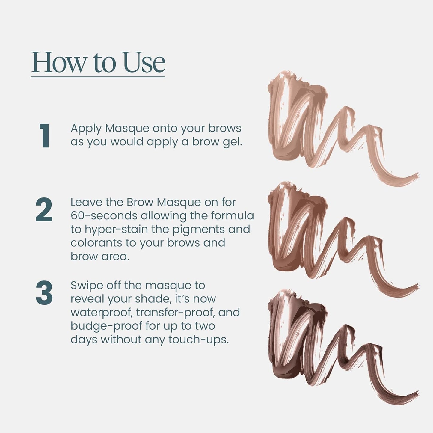 Wonderskin Wonder Blading Brow Masque – Waterproof Eyebrow Tint for Pool Days, Travel-Size Stain & Go for Active Women