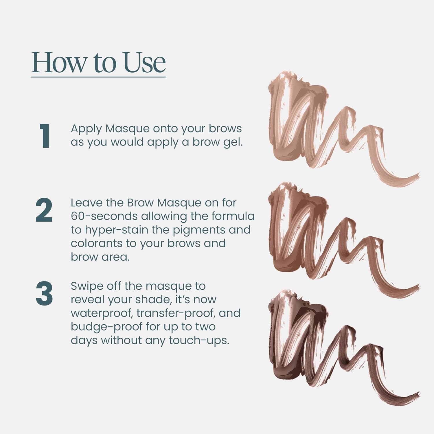 Wonderskin Wonder Blading Brow Masque – Waterproof Eyebrow Tint for Pool Days, Travel-Size Stain & Go for Active Women